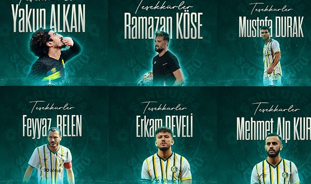 Şanlıurfaspor, 6 futbolcuyla yollarını ayırdı