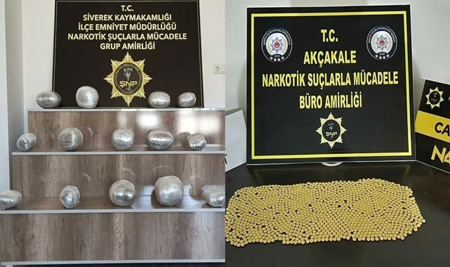 Urfa ve ilçelerinde uyuşturucu operasyonu! 2 gözaltı