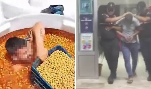 Zeytin tankında çıplak sepetleme yapan kişi hakkında yeni gelişme!