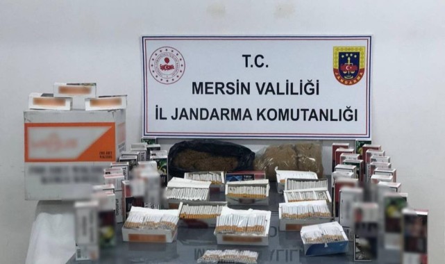 Gümrük kaçağı makaron ve tütün ele geçirildi