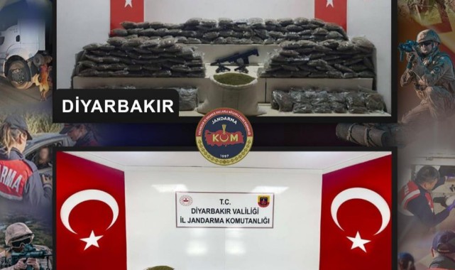 Diyarbakır’da 315 kilo esrar ele geçirildi