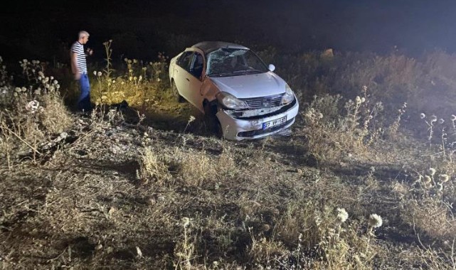Diyarbakır’da otomobil takla attı: 1'i bebek 4 yaralı