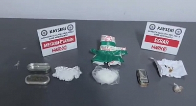 Duvarın içerisine gizlenmiş halde uyuşturucu ele geçirildi