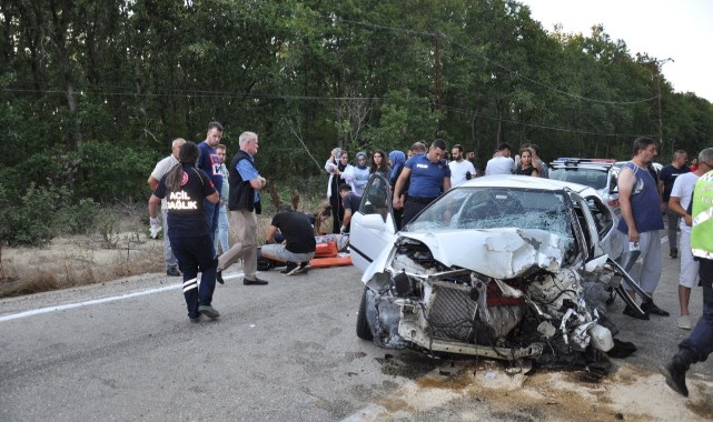 Hatalı sollama yüzünden kaza: 1 ölü, 2 yaralı