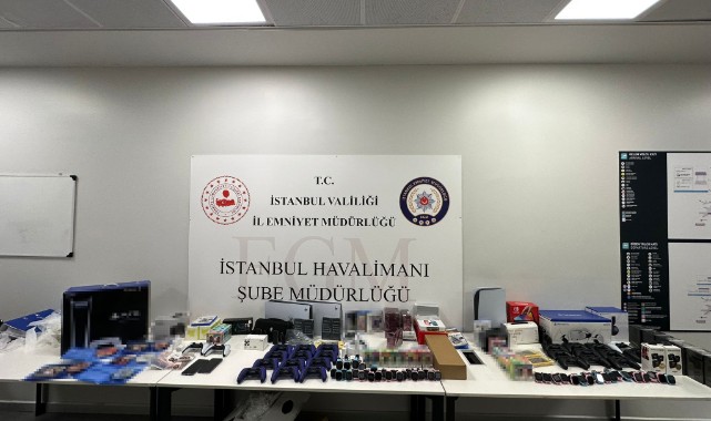 Havalimanı’nda 1 milyon lira değerinde kaçakçılık operasyonu
