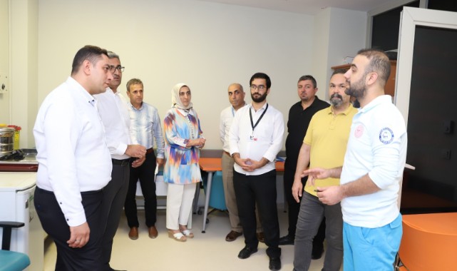 İl Sağlık Müdürü Solmaz ilçe ziyaretlerini sürdürüyor