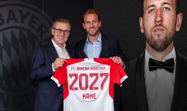 İngiliz yıldız Harry Kane, resmen Münih'te