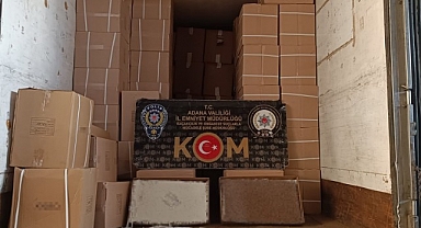 Kaçak sigara ve makaron ele geçirildi