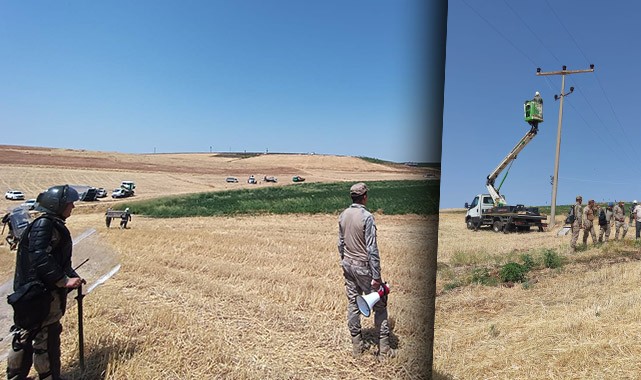 Kaçak trafo kullanan kişiler Dicle elektrik ekibine saldırdı