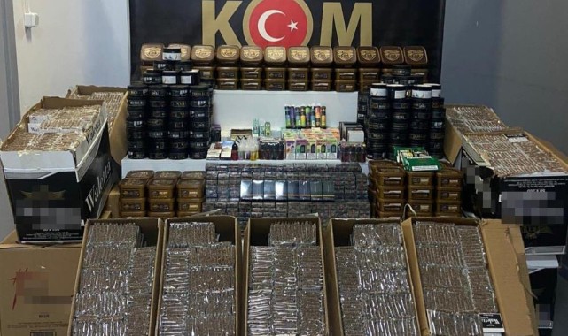 Kaçakçılık operasyonu, çok sayıda malzeme ele geçirildi