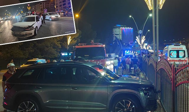 Şanlıurfa'da 3 araç kazaya karıştı! 4 yaralı