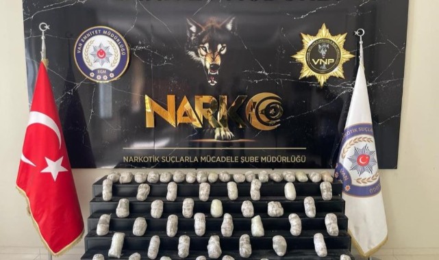 Van’da operasyon! 31 kilo eroin ele geçirildi