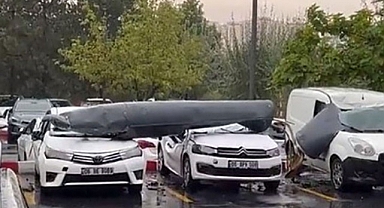 Başkente düşen uçak parçası panik yarattı