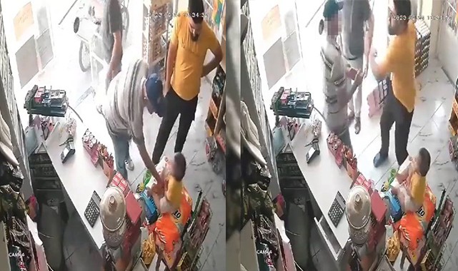 Bebeğime taciz etti dedi! Yaşlı adamı darp etti