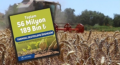Çiftçilere, 56,2 milyonluk destekleme ödemesi başladı