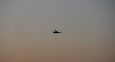 İzmir'de helikopter düştü! 3 kişi aranıyor