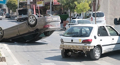 Kahramanmaraş'taki kaza güvenlik kamerasında