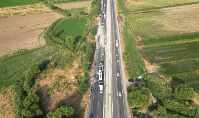  Katliam gibi kaza! 6 kişi öldü, kaza havadan görüntülendi