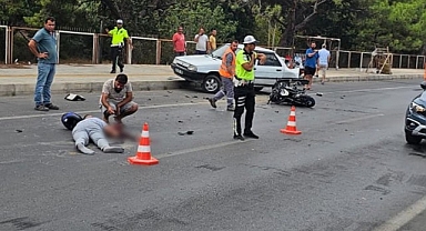Otomobile çarpan Rus sürücü ağır yaralandı