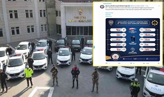 Şanlıurfa'da uyuşturucu tacirlerine büyük darbe!