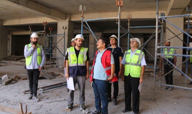 Şanlıurfa Şehir Hastanesinde çalışmalar sürüyor!