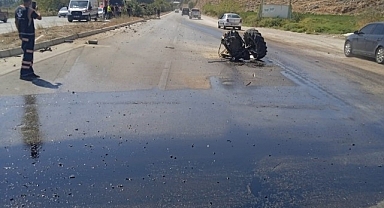 Traktör ile otomobil çarpıştı: 2 yaralı