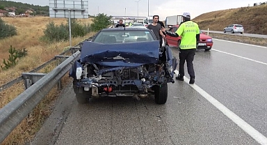 Yağmur kazaları da beraberinde getirdi: 17 yaralı