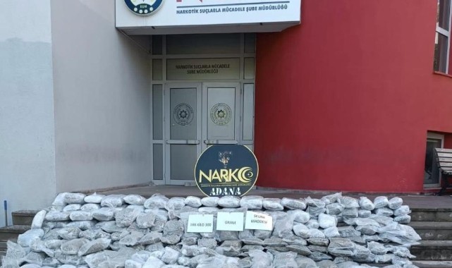 Adana’da operasyon! kilolarca uyuşturucu ele geçirildi