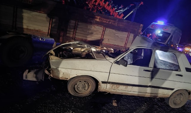 Ahlat’ta trafik kazası: 1 ölü, 1 yaralı