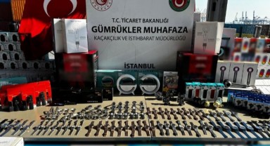 Ambarlı Limanı’nda milyon liralık kaçak eşya ele geçirildi