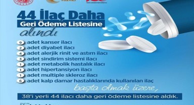 Bakan Işıkhan: “SGK tarafından  44 ilaç  ödeme listesine alındı”