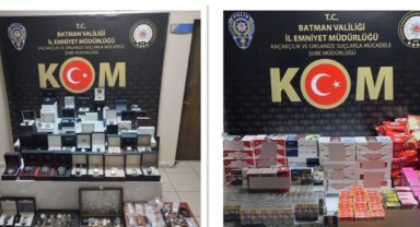 Binlerce gümrük kaçağı ürün ele geçirildi