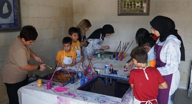Haliliye'deki kursiyerler Kültür ve Sanat Evinde eğitim alıyorlar!