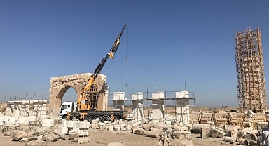 Harran'da 13 asırlık simge minare onarılıyor
