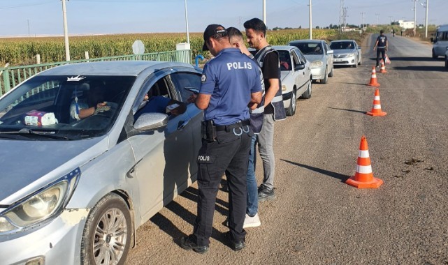 Harran’da trafik denetiminde ceza yağdı