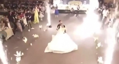 Irak'taki düğün salonu yangınının yeni görüntüleri