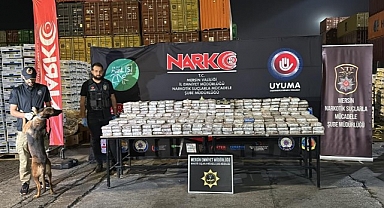 Mersin Limanı'nda kilolarca kokain ele geçirildi