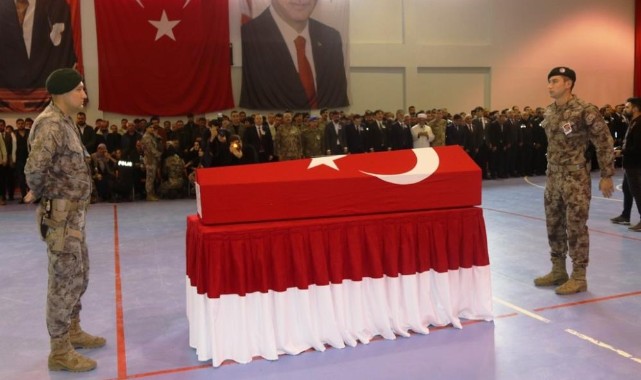 Polis memuru son yolculuğuna uğurlandı