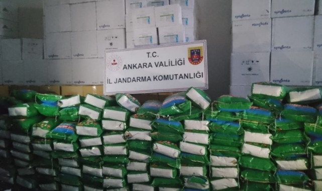 Sahte tarım ilacı ele geçirildi
