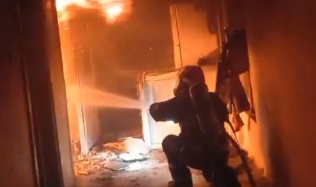 Şanlıurfa'da korkutan mesken yangını