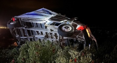 Siverek'te tarım işçileri kaza yaptı: 20 yaralı