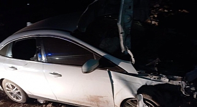 Tekerden fırlayan jant kazaya neden oldu: 2 yaralı