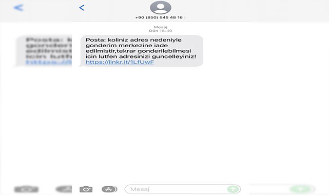 Telefonuna bu mesaj gelenler dikkat! Her an dolandırılabilirsiniz