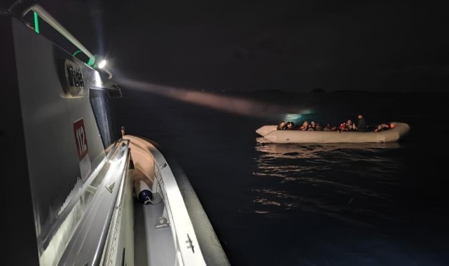 Bodrum'da çok sayıda düzensiz göçmen kurtarıldı