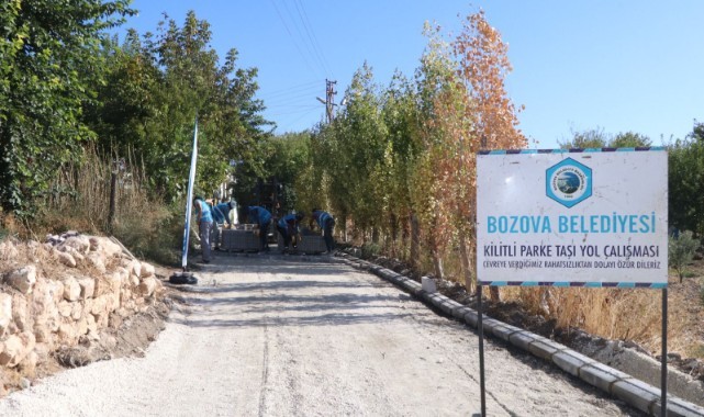 Bozova’da üst yapı çalışmaları sürüyor