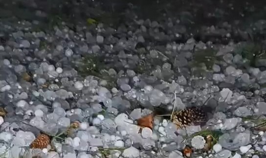 Bursa'da dolu etkili oldu!