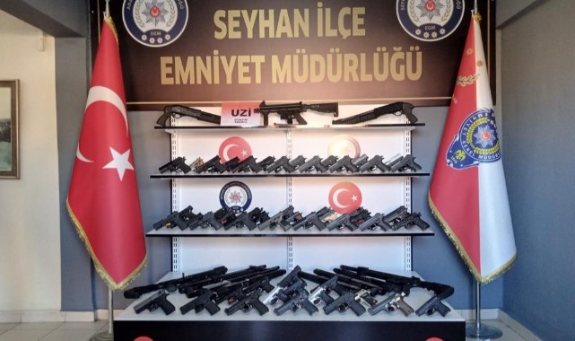 Çamaşır makinesine gizlenmiş tüfek ele geçirildi