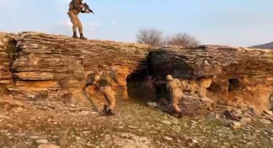 El yapımı patlayıcı ve 204 kilogram esrar yakalandı
