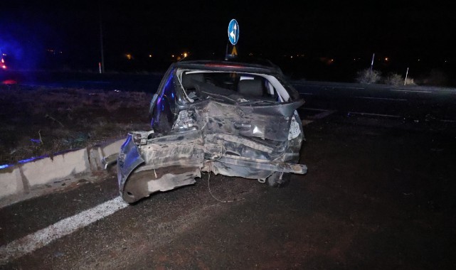 Elazığ’da iki otomobil çarpıştı: 4 yaralı