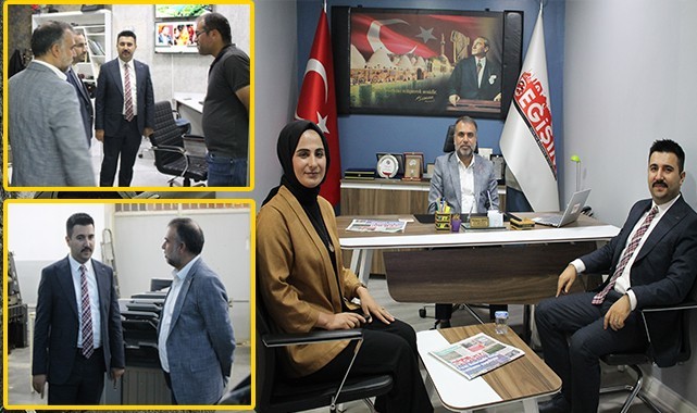 Erbaş'tan gazetemize ziyaret